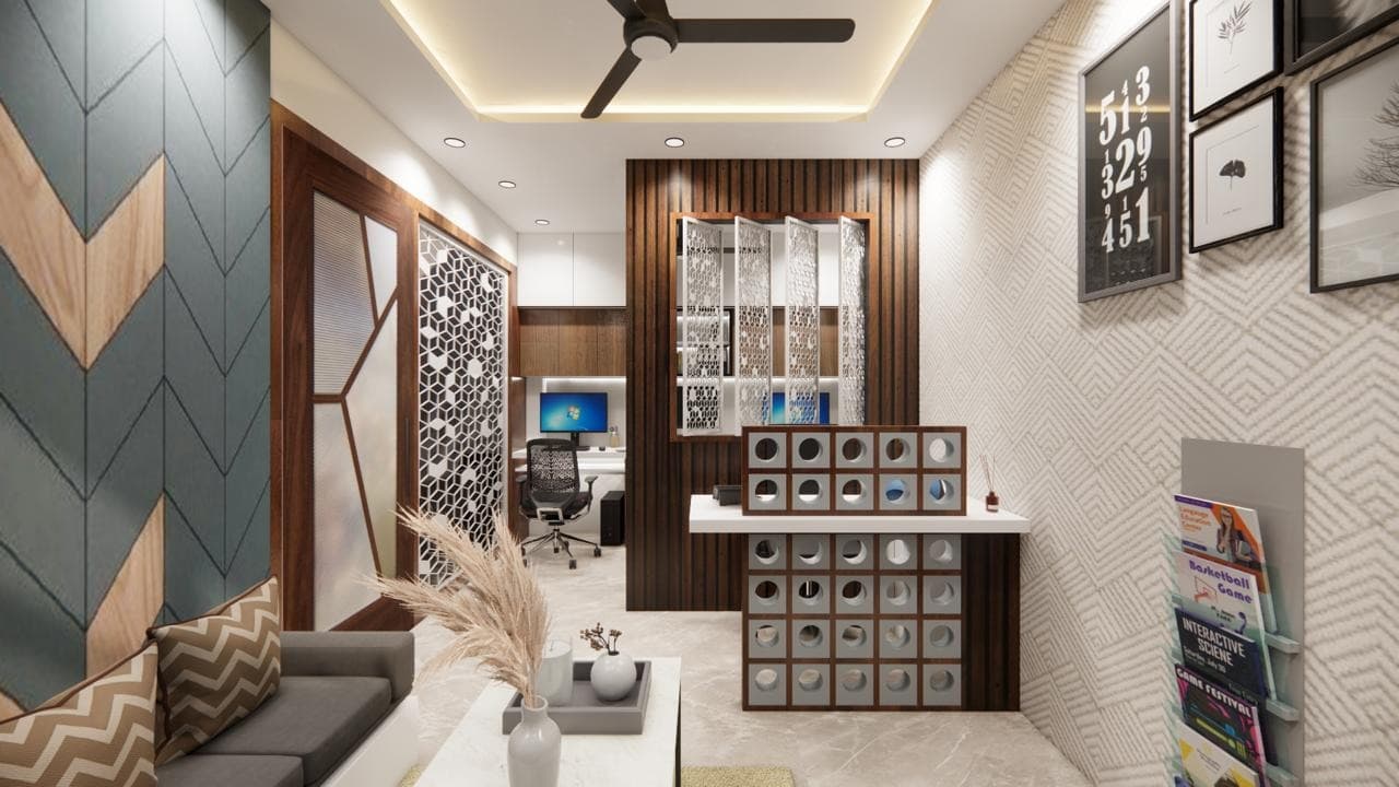 Sukarn Mishra Corporate Office — Malviya Nagar interior architecture in Malviya Nagar, New Market, Bhopal