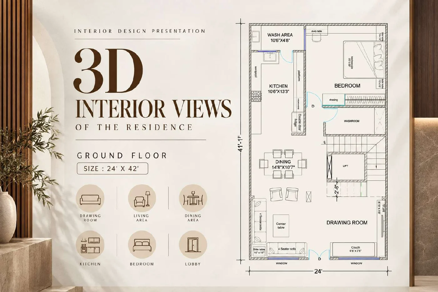 24 by 42 residence presentation cover