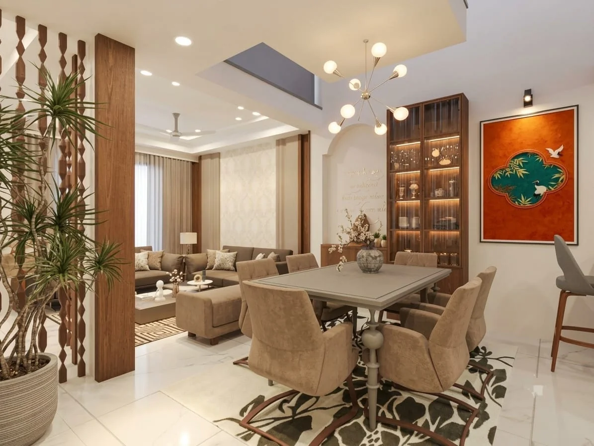 Dining atrium visualisation introducing the 3D experience
